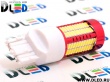   Лампа автомобильная светодиодная W21W - T20 - 7443 - W3х16q - 106SMD 4014+ Линза