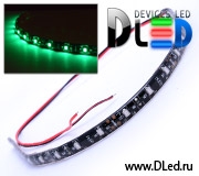   Светодиодная лента для авто 30см SMD 3528 18Led Зеленого свечения