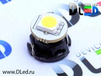   Лампа светодиодная T4,7 - 1 SMD 5050 (Белая) 24V