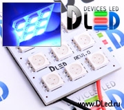   Светодиодная панель 9 Led SMD 5050 "синяя"