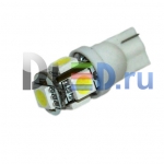   Лампа-светодиодная 24V T10 - W5W - 5 SMD 5050