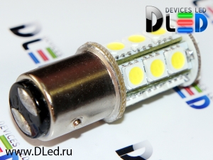   Лампа-светодиодная 24V 1157 - P21/5W - S25 - BAY15d - 18 SMD 5050