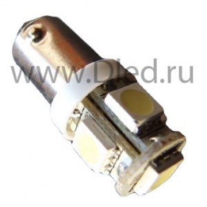   Лампа-светодиодная 24V T4W - 5 SMD 5050