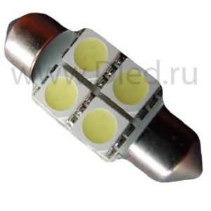   Автолампа светодиодная C5W FEST 36мм SV8,5 - 4 SMD5050