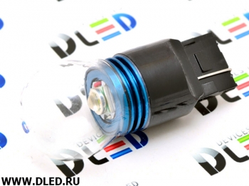   Автолампа светодиодная W21W - T20 - 7440 - W3x16d - CREE XML + Колба