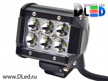   Фара рабочего освещения 6 led 18W Spot