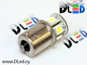   Лампа-светодиодная 24V 1156 - PY21W - S25 - BA15s - 8 SMD 5050