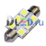   Лампа-светодиодная 24V C5W FEST 36мм SV8,5 - 6 SMD 5050