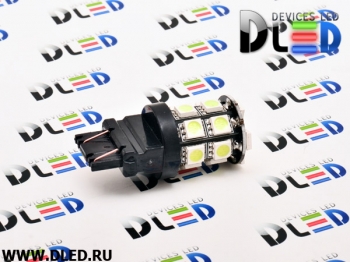   Лампа автомобильная светодиодная P27/7W - T25 - 3157 - 20 SMD 5050 Black