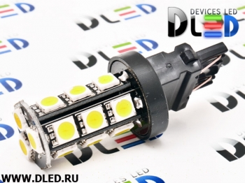   Лампа автомобильная светодиодная P27/7W - T25 - 3157 - 18 SMD 5050 Black