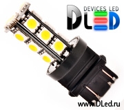   Лампа автомобильная светодиодная P27/7W - T25 - 3157 - 18 SMD 5050 Black