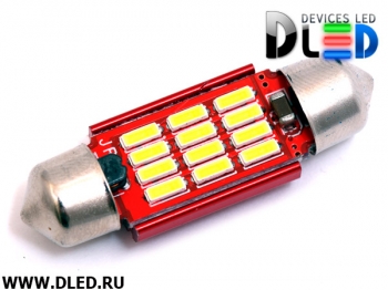   Автолампа светодиодная C5W FEST 36 мм - 12 SMD 4014