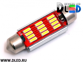   Автолампа светодиодная C5W FEST 41 мм - 12 SMD 4014