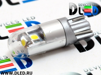   Автолампа светодиодная T10 - W5W - 3W 3 SMD 3030