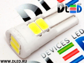   Автолампа светодиодная T10 - W5W - 6 SMD 5630