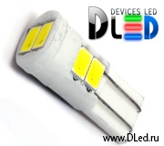   Автолампа светодиодная T10 - W5W - 6 SMD 5630