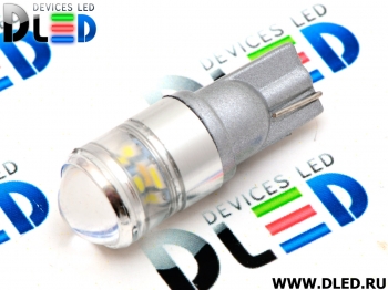   Лампа автомобильная светодиодная T10 - W5W - 5 SMD 3030 5W