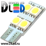   Автолампа светодиодная T10 - W5W - 4 SMD 5050