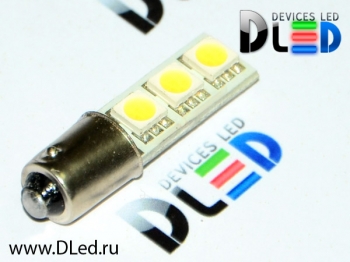   Автолампа светодиодная T4W - 3 SMD 5050