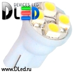   Автолампа светодиодная T10 - W5W - 4 SMD 3528