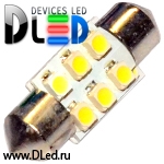   Автолампа светодиодная C5W FEST 31мм SV8,5 - 6 SMD 3528