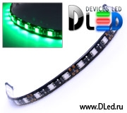   Светодиодная лента для авто 30см SMD5050 18Led Зеленого свечения